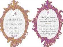 94 Best Royal Tea Party Invitation Template Formating for Royal Tea Party Invitation Template