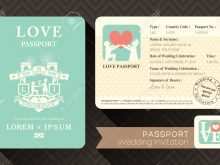 94 Blank Free Passport Wedding Invitation Template in Word with Free Passport Wedding Invitation Template