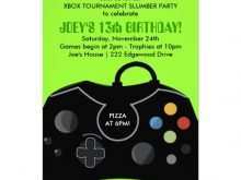 94 Blank Xbox Party Invitation Template Templates with Xbox Party Invitation Template