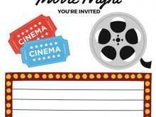 94 Creative Movie Night Party Invitation Template Free Formating for Movie Night Party Invitation Template Free