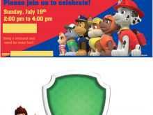 94 Customize Our Free Free Paw Patrol Birthday Invitation Template PSD File for Free Paw Patrol Birthday Invitation Template
