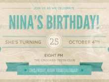 94 Customize Our Free Vintage Birthday Invitation Template Free in Photoshop for Vintage Birthday Invitation Template Free