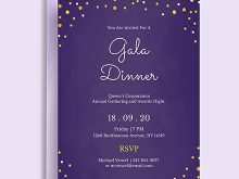 94 Free Printable Gala Dinner Invitation Template Psd Maker with Gala Dinner Invitation Template Psd