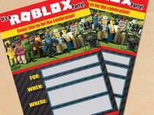 94 Free Roblox Party Invitation Template in Word by Roblox Party Invitation Template