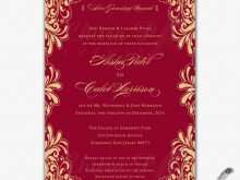 94 How To Create Wedding Invitation Templates Red And Gold Download for Wedding Invitation Templates Red And Gold
