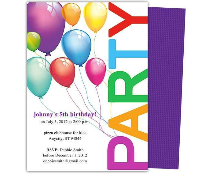 94 Online Birthday Party Invitation Template Word Free in Photoshop with Birthday Party Invitation Template Word Free