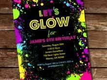 94 Online Neon Party Invitation Template Now for Neon Party Invitation Template