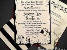 94 Visiting Nightmare Before Christmas Wedding Invitation Template For Free with Nightmare Before Christmas Wedding Invitation Template
