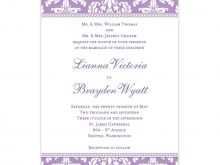 95 Best Wedding Invitation Templates Lilac Formating for Wedding Invitation Templates Lilac