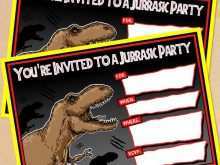 95 Create Jurassic World Party Invitation Template Formating by Jurassic World Party Invitation Template