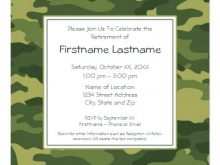 95 Creating Camouflage Party Invitation Template Photo by Camouflage Party Invitation Template