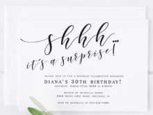 95 Customize Our Free Surprise Birthday Invitation Template PSD File by Surprise Birthday Invitation Template
