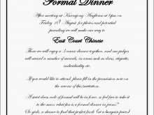 95 Free Dinner Invitation Letter Template Formating for Dinner Invitation Letter Template