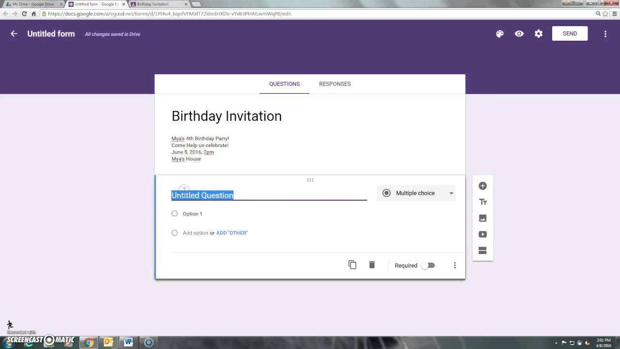 95 Online Party Invitation Templates Google Docs for Ms Word for Party