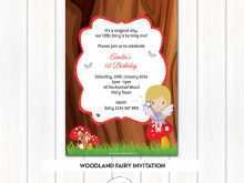 95 Printable Woodland Birthday Invitation Template Maker for Woodland Birthday Invitation Template