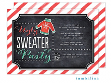 95 Report Ugly Sweater Holiday Party Invitation Template for Ms Word by Ugly Sweater Holiday Party Invitation Template
