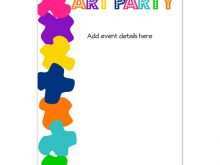 95 The Best Art Party Invitation Template Free For Free for Art Party Invitation Template Free