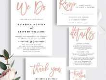 95 The Best We Do Wedding Invitation Template for Ms Word with We Do Wedding Invitation Template