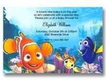 95 Visiting Nemo Birthday Invitation Template Layouts by Nemo Birthday Invitation Template