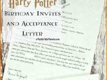 96 Blank Harry Potter Birthday Invitation Template Maker by Harry Potter Birthday Invitation Template