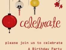 96 Create Chinese Birthday Invitation Template in Word with Chinese Birthday Invitation Template