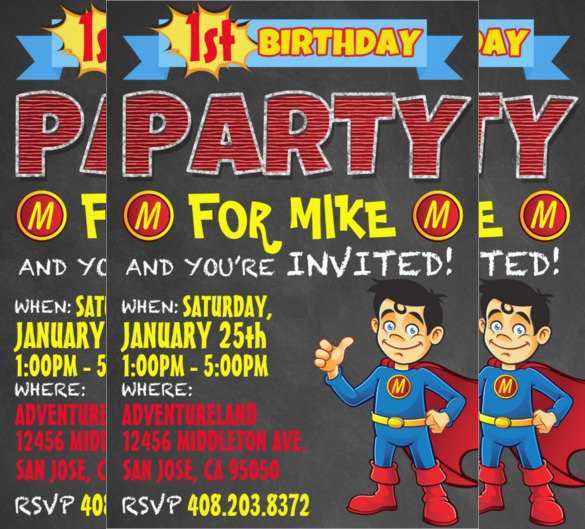 96 Creating Superman Birthday Invitation Template Layouts for Superman ...