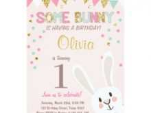 96 Customize Our Free Bunny Birthday Invitation Template Free For Free by Bunny Birthday Invitation Template Free