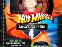 96 Customize Our Free Hot Wheels Birthday Invitation Template Formating for Hot Wheels Birthday Invitation Template