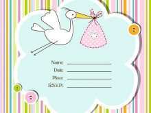 96 Format Baby Shower Blank Invitation Template Download with Baby Shower Blank Invitation Template