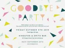 96 Format Farewell Party Invitation Template Free Layouts with Farewell Party Invitation Template Free