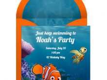 96 Format Nemo Birthday Invitation Template in Word for Nemo Birthday Invitation Template