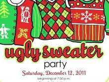96 Format Ugly Sweater Holiday Party Invitation Template in Photoshop for Ugly Sweater Holiday Party Invitation Template