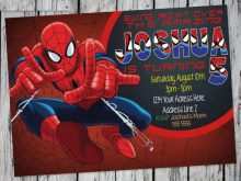 96 Free Birthday Invitation Template Spiderman With Stunning Design for Birthday Invitation Template Spiderman