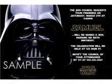 96 Free Printable Birthday Invitation Template Star Wars PSD File with Birthday Invitation Template Star Wars