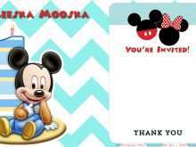 96 How To Create Mickey Mouse Blank Invitation Template Photo for Mickey Mouse Blank Invitation Template