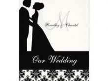 96 The Best Silhouette Wedding Invitation Template Layouts by Silhouette Wedding Invitation Template