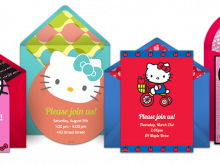 96 Visiting Hello Kitty Birthday Invitation Card Template Free Formating with Hello Kitty Birthday Invitation Card Template Free