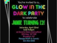 97 Best Glow In The Dark Party Invitation Template Free Photo with Glow In The Dark Party Invitation Template Free