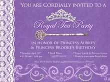 97 Blank Royal Tea Party Invitation Template in Photoshop for Royal Tea Party Invitation Template