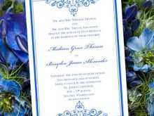 97 Blank Wedding Invitation Template Royal Blue for Ms Word by Wedding Invitation Template Royal Blue