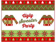 97 Create Ugly Holiday Sweater Party Invitation Template Free Download for Ugly Holiday Sweater Party Invitation Template Free