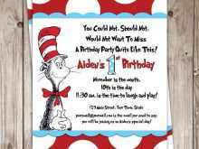 97 Creating Dr Seuss Birthday Invitation Template With Stunning Design with Dr Seuss Birthday Invitation Template