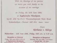 97 Creating Kannada Wedding Invitation Template For Free for Kannada Wedding Invitation Template