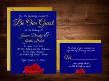 97 Customize Our Free Beauty And The Beast Wedding Invitation Template Free Now for Beauty And The Beast Wedding Invitation Template Free