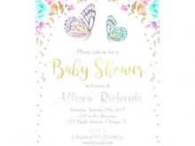 Birthday Invitation Template Butterfly Party