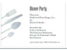 Formal Dinner Invitation Letter Template