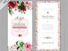 97 How To Create Watercolor Floral Wedding Invitation Template Formating with Watercolor Floral Wedding Invitation Template