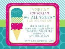 97 Online Ice Cream Party Invitation Template Free With Stunning Design for Ice Cream Party Invitation Template Free