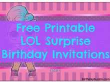 97 Online Lol Birthday Invitation Template Formating by Lol Birthday Invitation Template