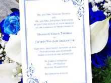 97 Online Wedding Invitation Template Royal Blue Now for Wedding Invitation Template Royal Blue